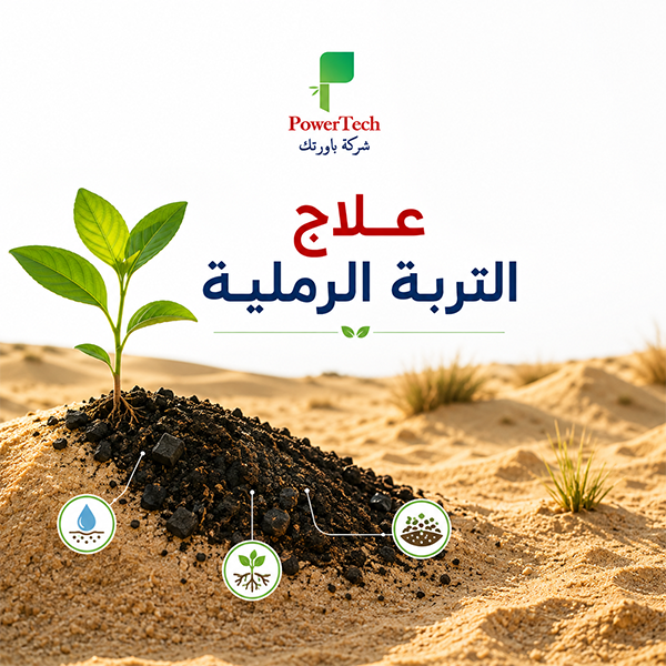 علاج التربة الرملية