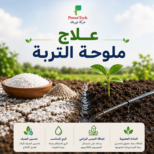 علاج ملوحة التربة