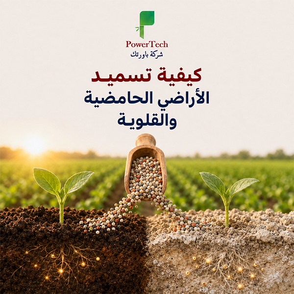كيفية تسميد الاراضي الحامضية والقلوية