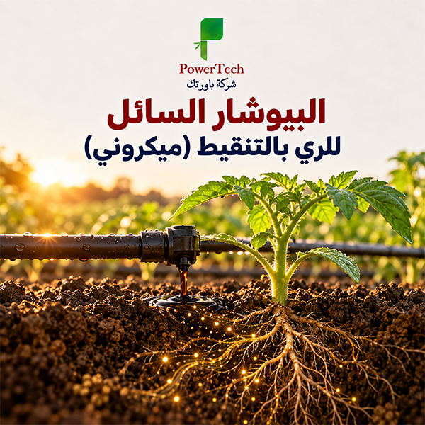 البيوشار السائل للري بالتنقيط
